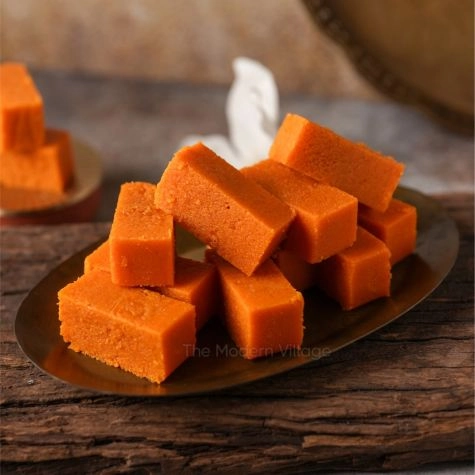 Carrot Mysore Pak